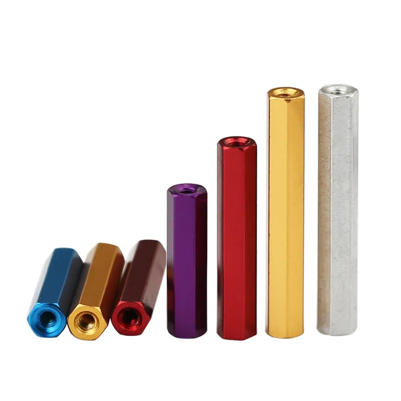 10 шт. алюминиевые шестигранные прокладки для столбов|Винты| |