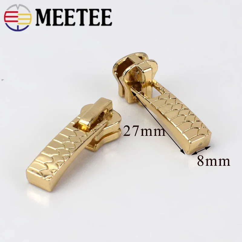 10/20 шт. водонепроницаемые взрывозащищенные металлические ползунки для молнии из