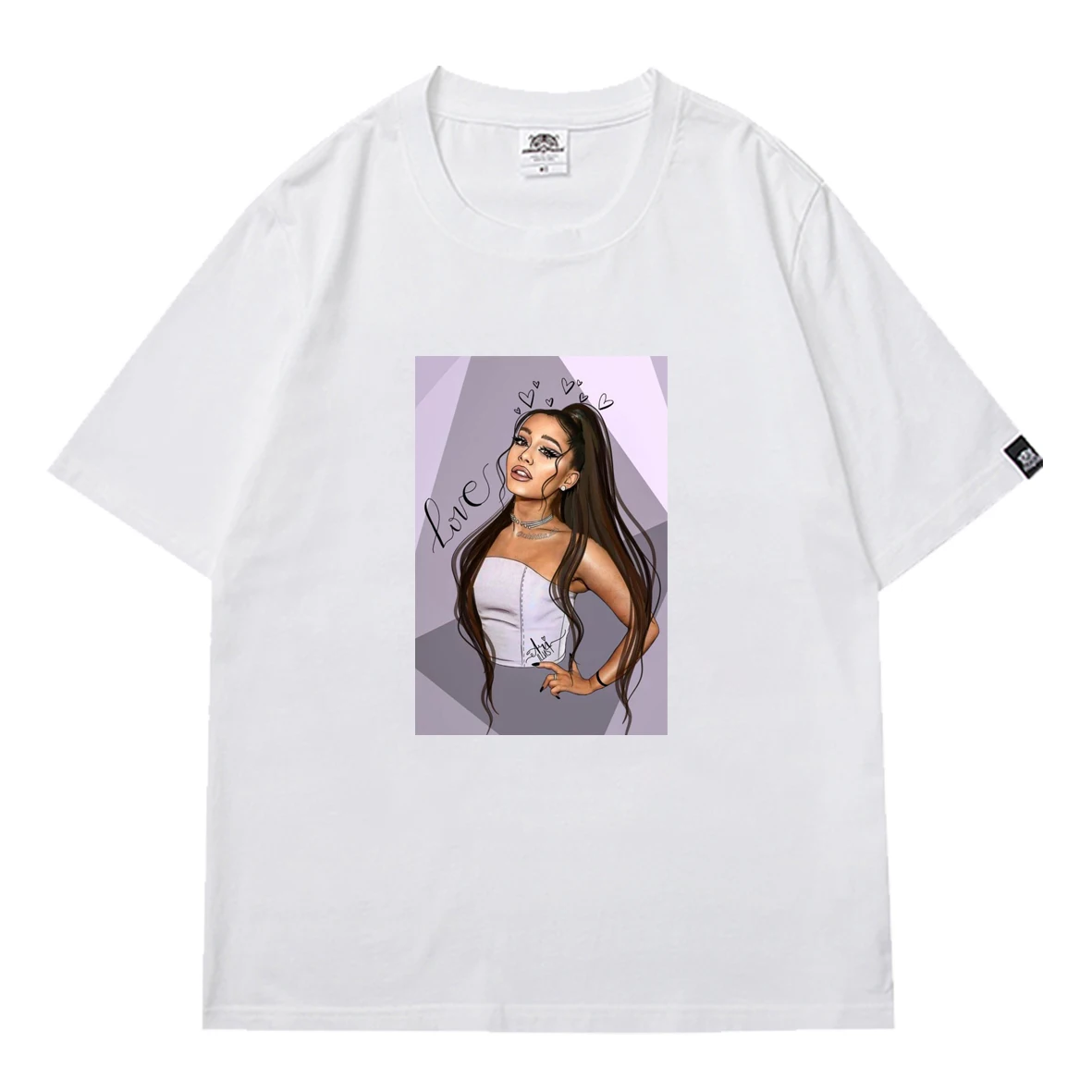 

Ariana Grande Top Clothes 2-12 Year Cool Summer 2021 T Shirts Childrens Short T-Shirt for Boys Girls Tops Short Sleeve Kids Tees
