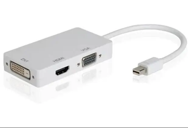 Кабель-адаптер Mini displayport DP Thunderbolt-DVI VGA HDMI-совместимый преобразователь Для iMac Mac Pro