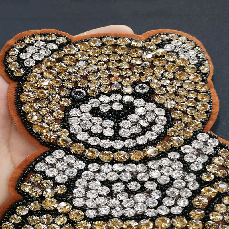 Hand Made отделка бисером с героями мультфильмов изображением медвежонка медвежонок