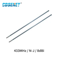 433mhz wifi antenna outdoor n j connector high gain 8dbi fiberglass lte antenne long range waterproof for router modem aerial