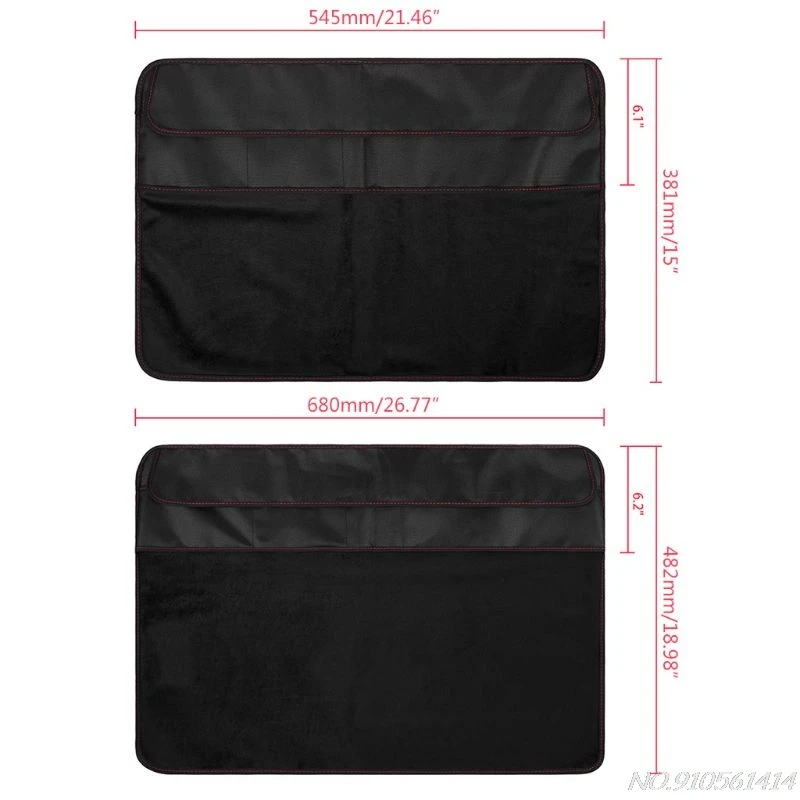 

Black Dustproof Cover Waterproof PU Leather Protective Shell with/without Pocket for Apple iMac Macbook 21/27Inch Screen N19 20