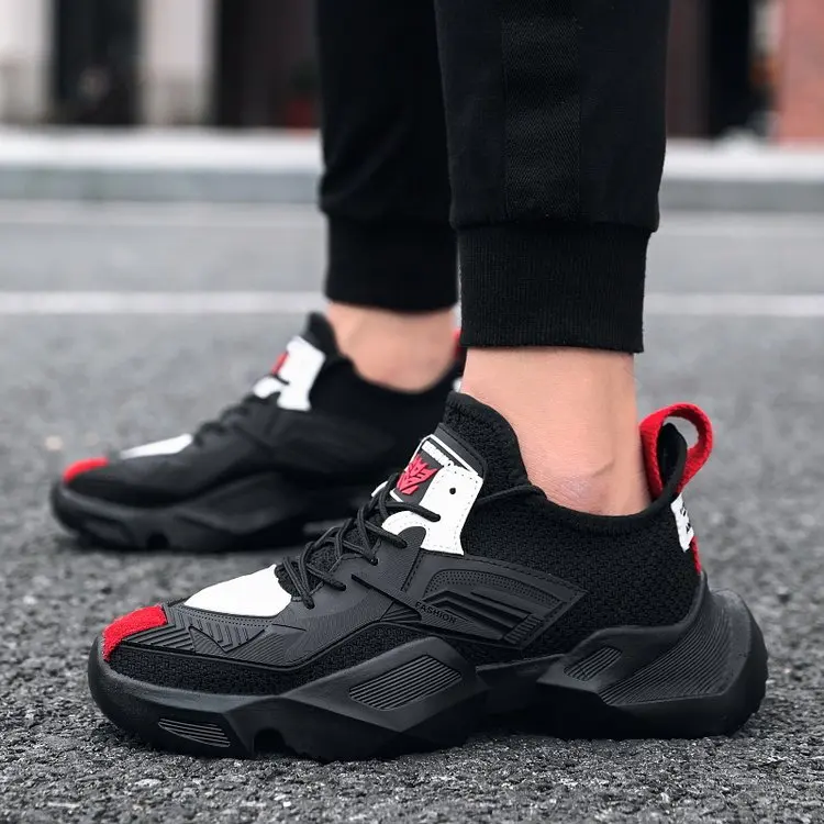 2019 Харадзюку осенние винтажные массивные кроссовки повседневная обувь с сеткой