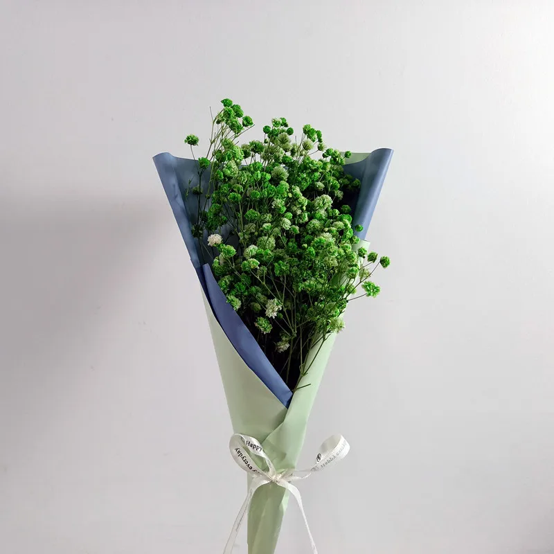 

20-25G Immortal Preserved Dried Flower Bouquet Gypsophila Baby's Breath Star Floral Arrangement Home Wedding Valentine Ins Deco