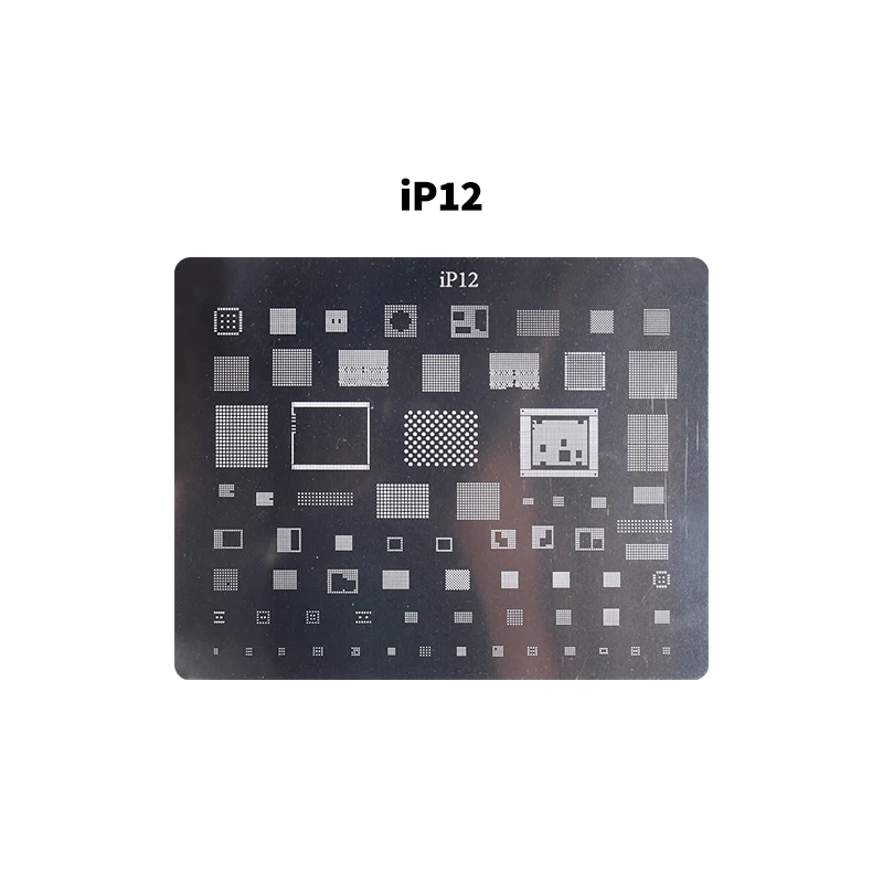 YIHUA 1PC BGA IC Chip Reballing Stencil Kit Set Tin Planting Soldering Net Solder Template for iphone 5/6/7/8/11/12/SE/XR | Инструменты