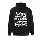 Толстовки с надписью I Can My сын для мужчин и женщин, бейсбольные свитшоты с длинным рукавом, повседневные, с капюшоном, в стиле кэжуал