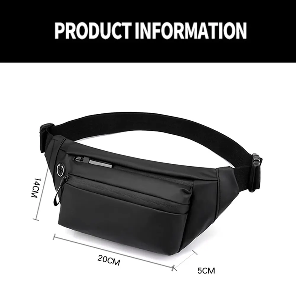 

Fashion Men's Waist Bag Fanny Pack Crossbody Bags for Women Chest Belt Bag Travel Outdoor Man Packs High Quality Waterproof bag