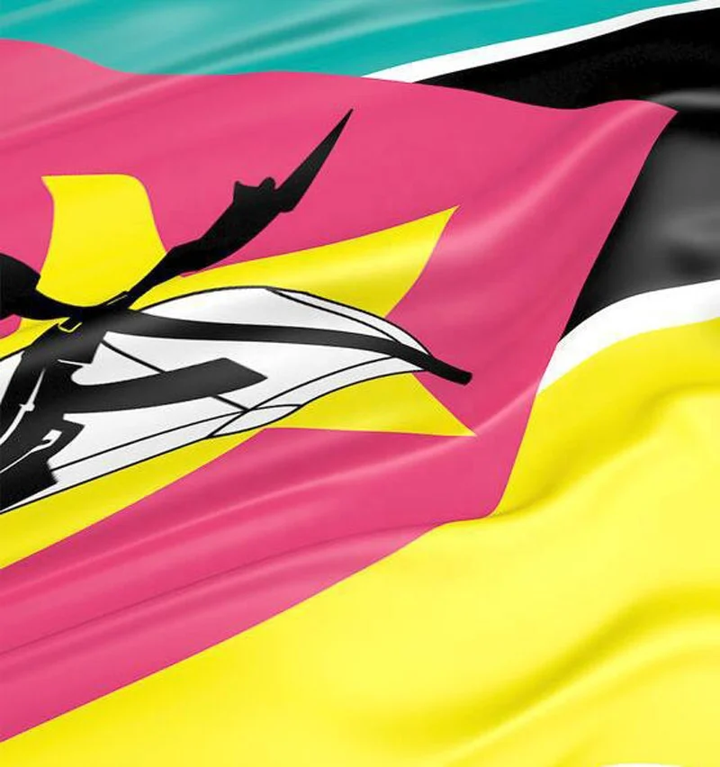 Национальный флаг Мозамбика 90x150 см подвесная ткань из полиэстера MZ MOZ mocambic для