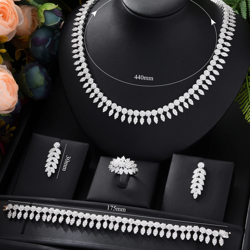 

KellyBola Jewelry Noble Custom Shiny Zircon Pendant Necklace Set Fine Workmanship Ladies Wedding Banquet Performance Accessories