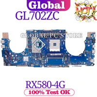 gl702z for asus rog gl702zc gl702z laptop motherboard original mainboard 100 test ok rx580