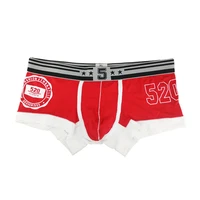 men underwear boxers cotton soft low waist underpants breathable printed cueca boxer para hombre sexy men shorts trunks summer