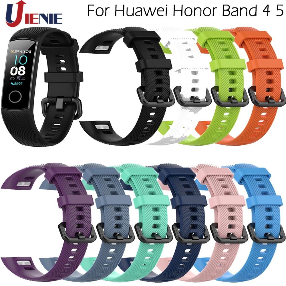Ремешок силиконовый для Huawei Honor Band 4 спортивный браслет смарт часов band