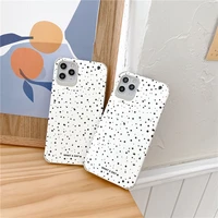 ins wave point phone case for iphone 12 mini 11 pro max ploka dots soft tpu cover for iphone x xr xs max 8 7 plus back cover