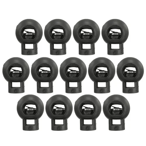 

12pcs Shock Cord Rope Stopper Lock End Toggle Buckle and Metal Spring