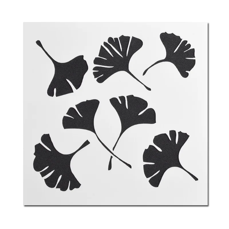 

13cm/ 5.12 Inch Tree Leaf Gingko Diy Layering Stencils Painting Scrapbook Coloring Embossing Album Decorative Card Template 2021