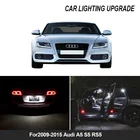 19x Canbus безошибочный светодиодный светильник для внутреннего купола, светильник для багажника, набор, посылка для 2009-2015 Audi A5 S5 RS5 sportback, автомобильный светильник, источник
