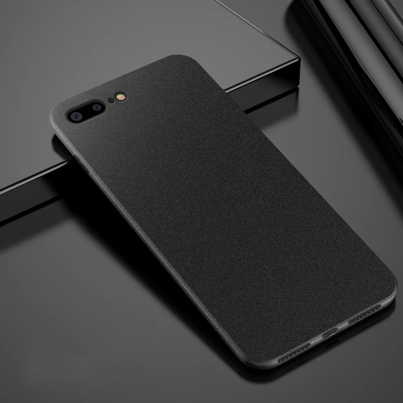 Black Чехол upaitou для iPhone 11 Pro X XS Max XR 8, 7, 6, 6 S, Plus, 5, 5S SE, устойчивый к появлению отпечатков пальцев чехол мягкий силиконовый Матовый ультратонкий чехол-накладка из ТПУ чехол - Цвет: Black