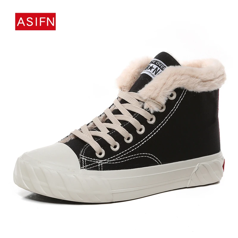 Winter New Plus Velvet Shoes Off White Flat Warm Casual Women's Botte Hiver Femme Snow Boots Laarzen Dames Oxford Boot | Обувь