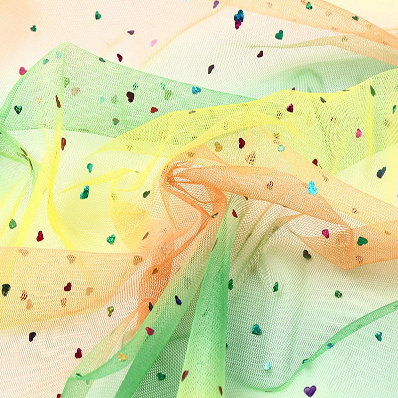 

Tulle Shiny Fabrics Dolls for Curtains Sewing Accessories for Crafts in Meter Free Shipping Star Moon Piece Dress Tutu Skirt