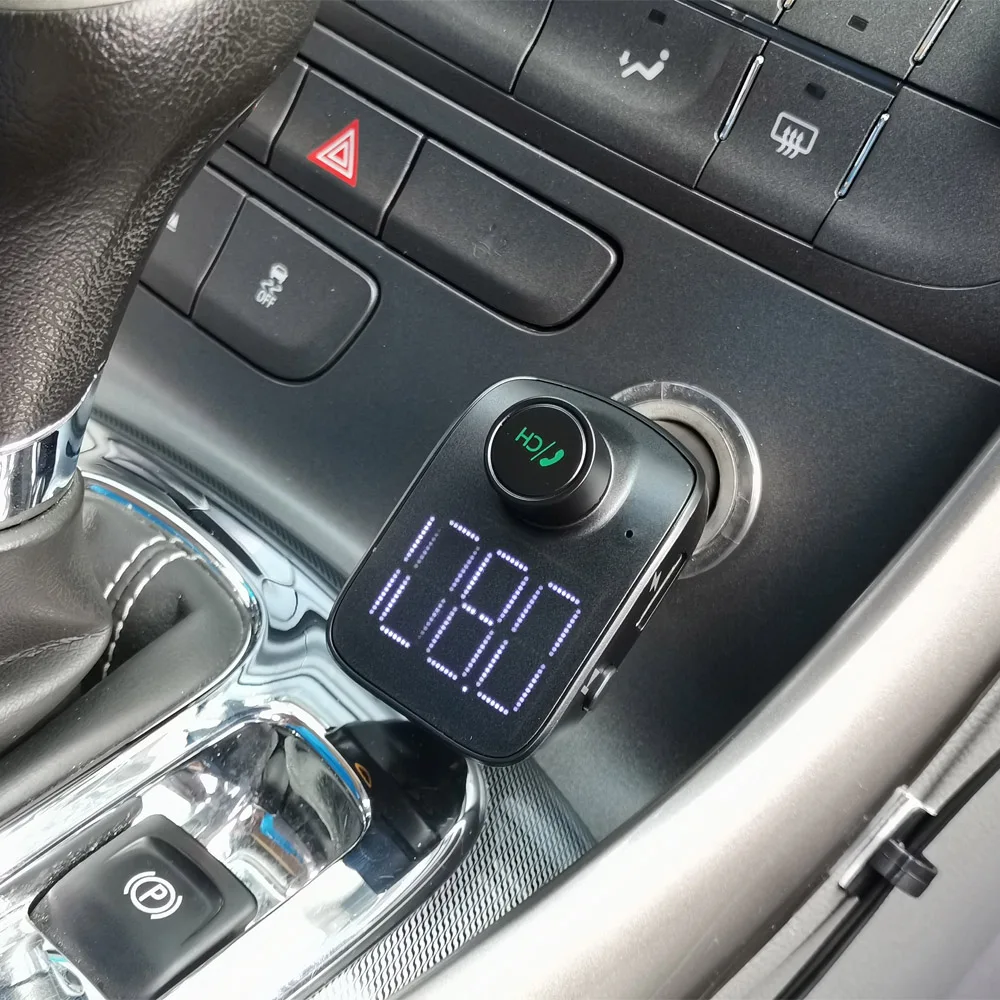 Автомобильный MP3-плеер AGETUNR T15 Bluetooth 5 0 приемник FM-передатчик двойное зарядное