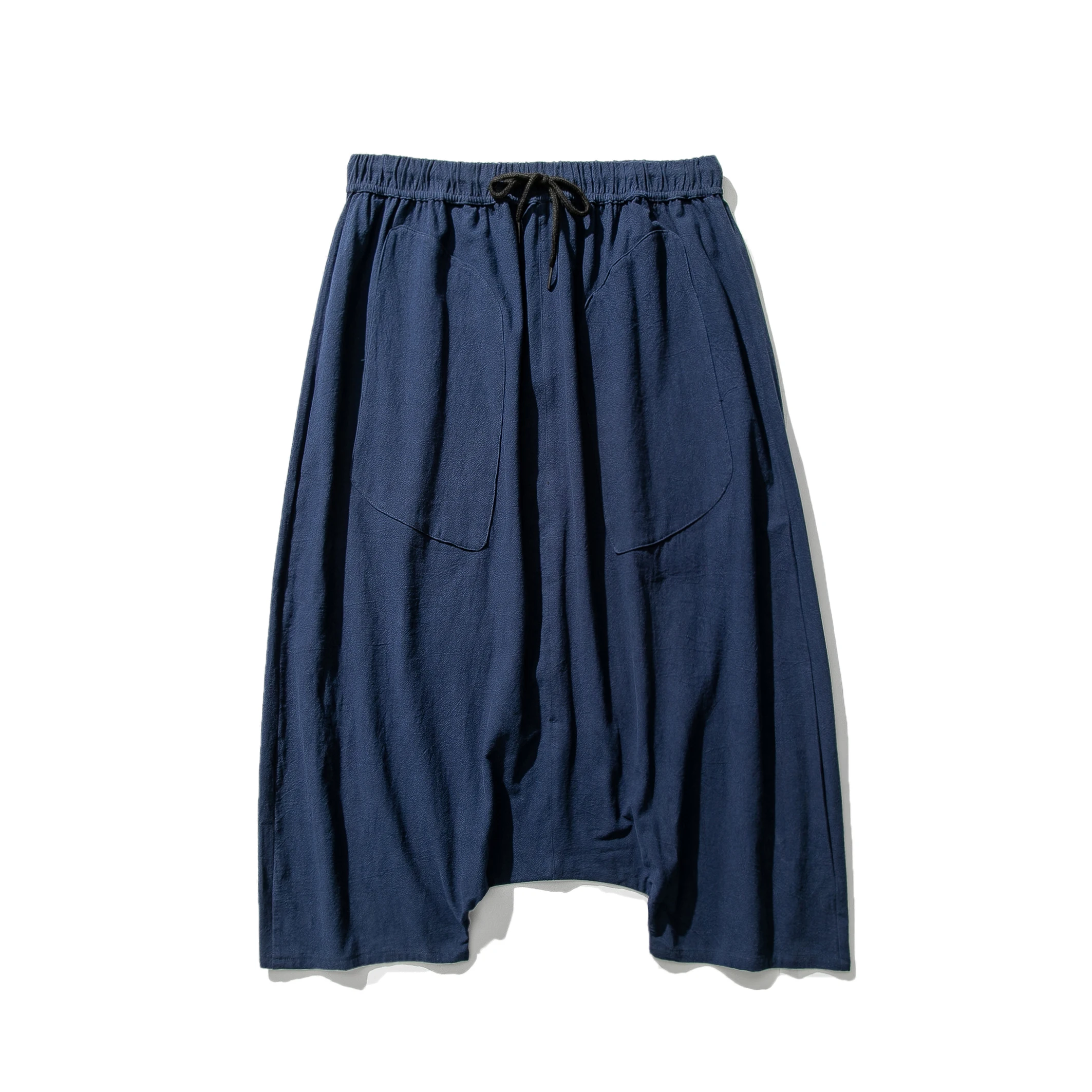 

MrGoldenBowl Store Men Solid Summer Cross Pants Mens 2020 Japanese Wide Leg Trousers Male Linen Chinese Style Pants Clothing 5XL