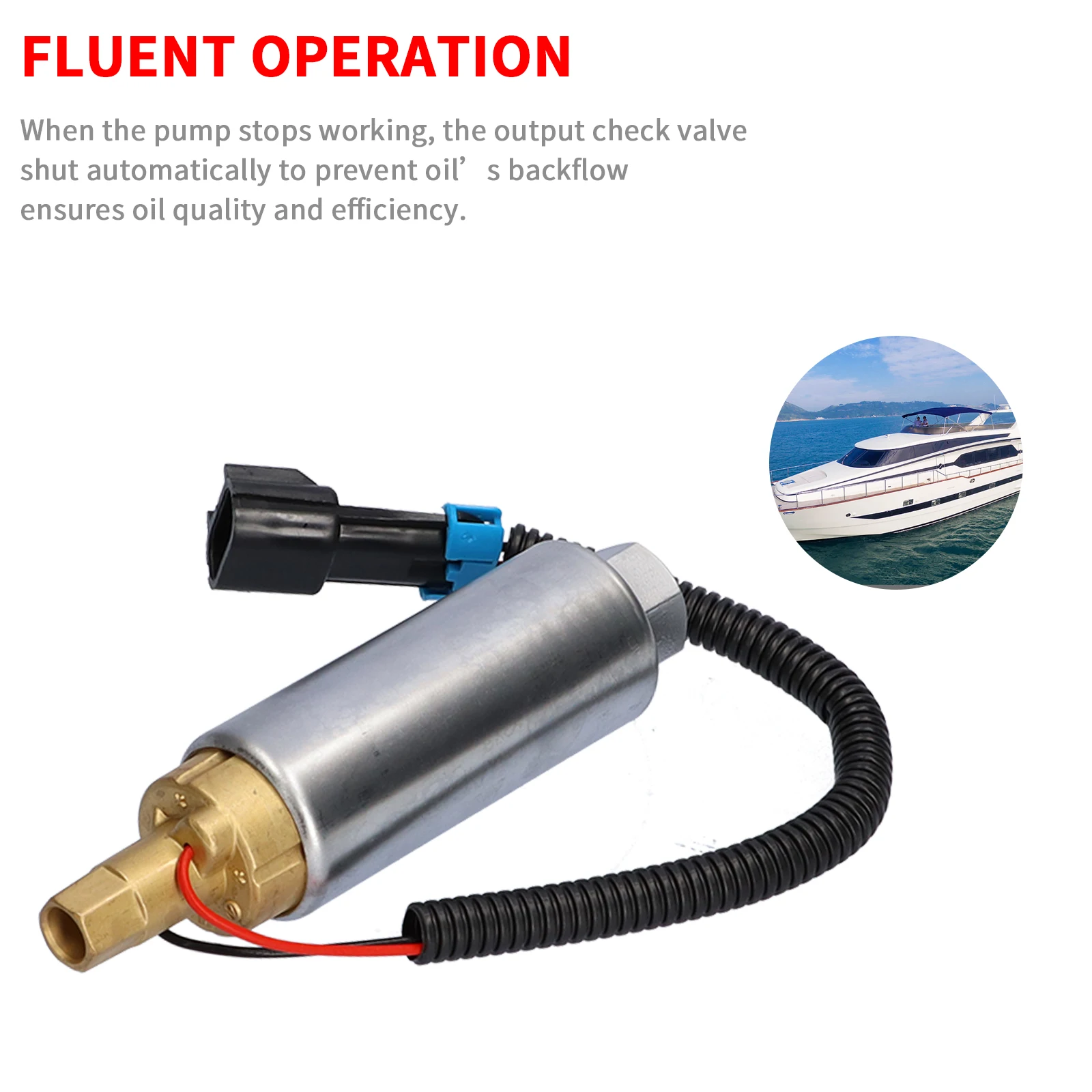 

New Hot Sale Dropshipping Electric Fuel Pump 861153 807949A1 861156A2 Suitable For Mercruiser Carburated 4.3 5.0 5.7 496 Engine