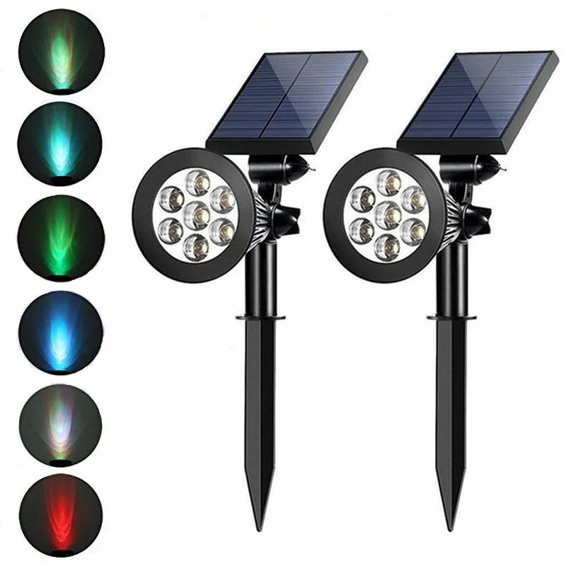 

Solar Light 7LED Lamp Solar Spotlight Solar Led Light Outdoor Waterproof Landscape Wall Light Garden Decoration Outdoor Lighting