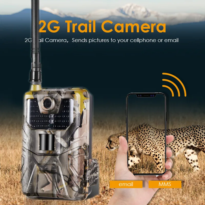 20MP 1080P 2G SMS MMS SMTP камера для наблюдения за дикой природой, камера ночного видения, электронная почта, Мобильная камера для охоты, уличная камера наблюдения