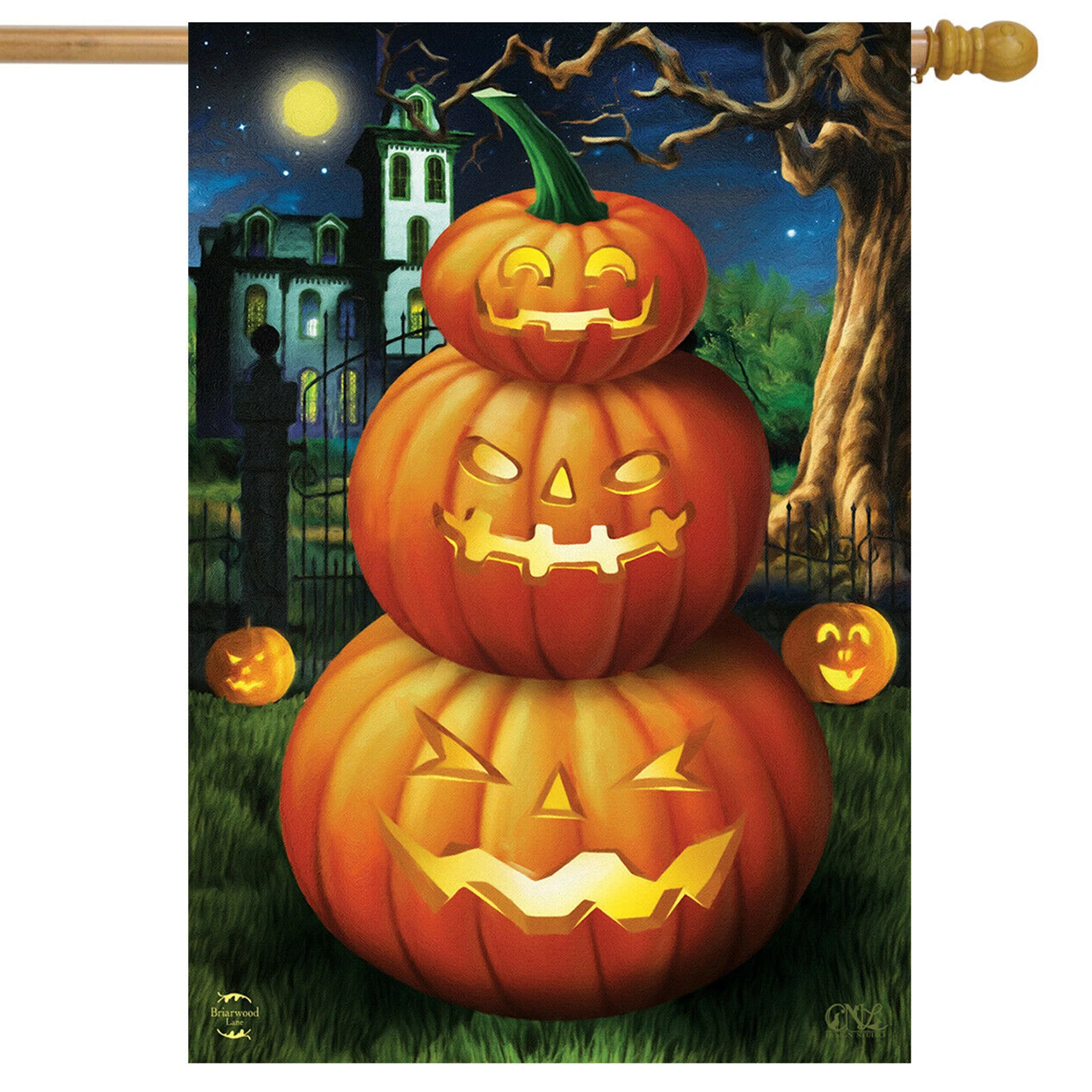 

Флаг 28x40 дюймов, каскадная тыква, баннер