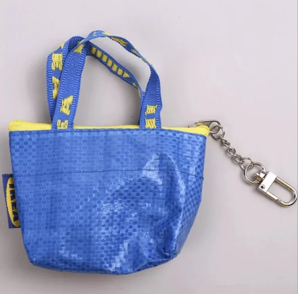 Blue bag Модная мини-сумка для хранения INS, силиконовый чехол для Apple Airpods, чехол, чехол, кабель для передачи данных, кошелек для монет, Bluetooth, чехол для наушников, аксессуары - Цвет: Blue bag