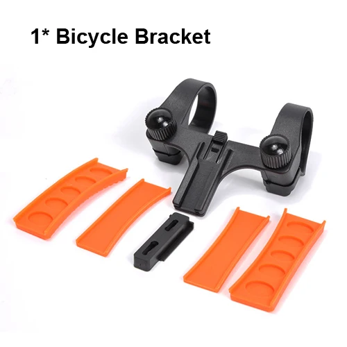 Bicycle Bracket Светильник NEWBOLER 5200 мА/ч для велосипеда, USB, MTB, велосипедный светильник, T6 L2, 2400 люмен, светодиодный фонарь, головной светильник, кронштейн, велосипедная передняя лампа - Цвет: Bicycle Bracket