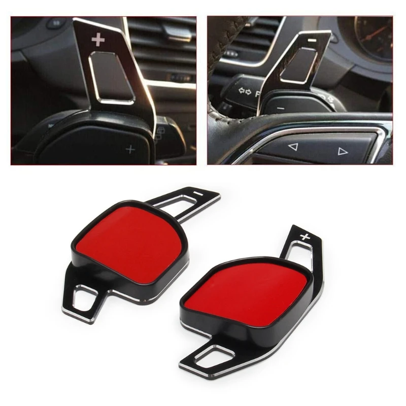 

2pcs Paddle Shifter Extensions Shift Steering Wheel Shift For Audi A1-A7/Q5 Aluminum-Alloy Shift Paddle Blade Car Parts