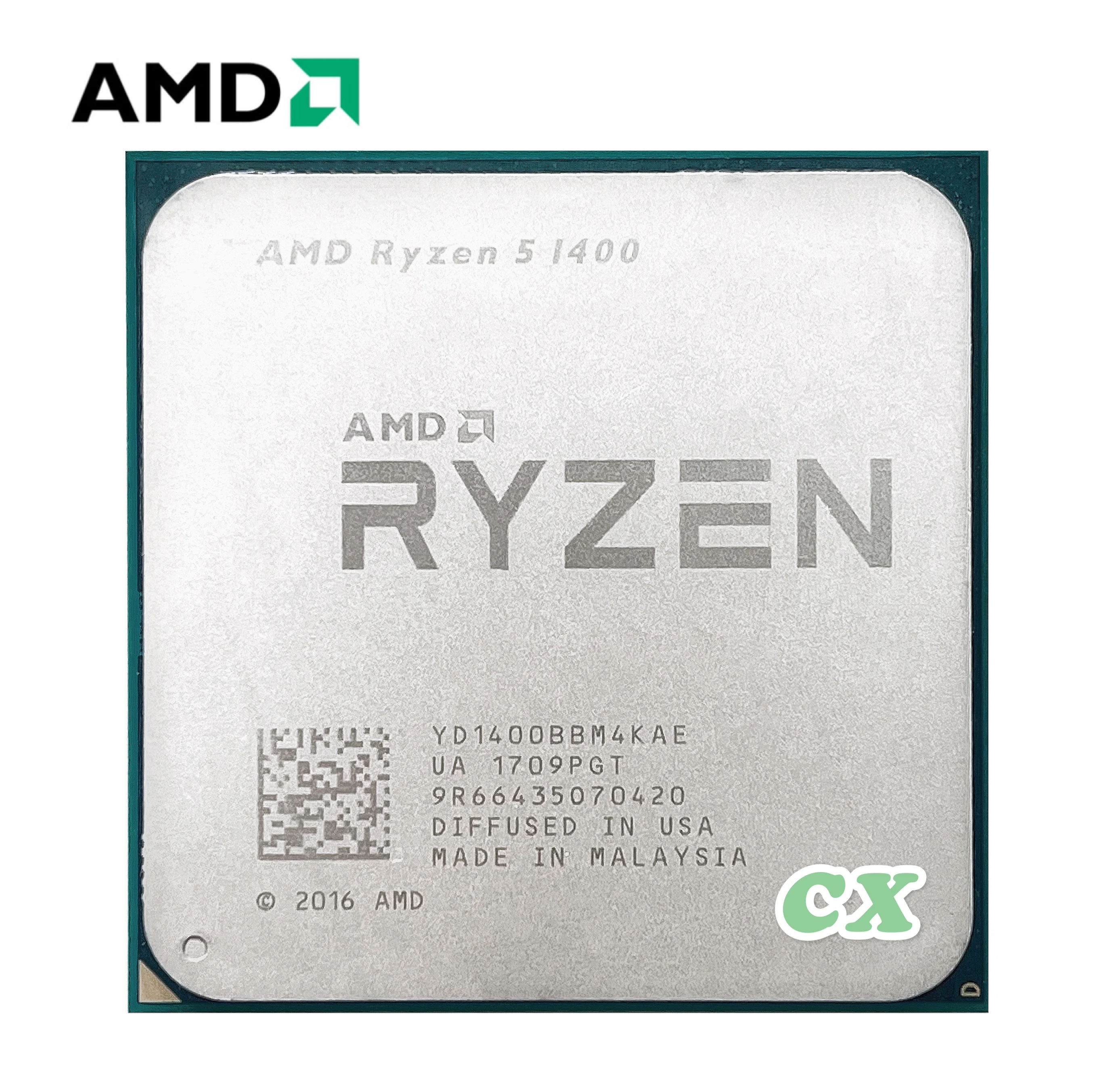 AMD Ryzen 5 1400 R5 3.2 GHz Quad-Core CPU Processor YD1400BBM4KAE Socket AM4 | CPUs