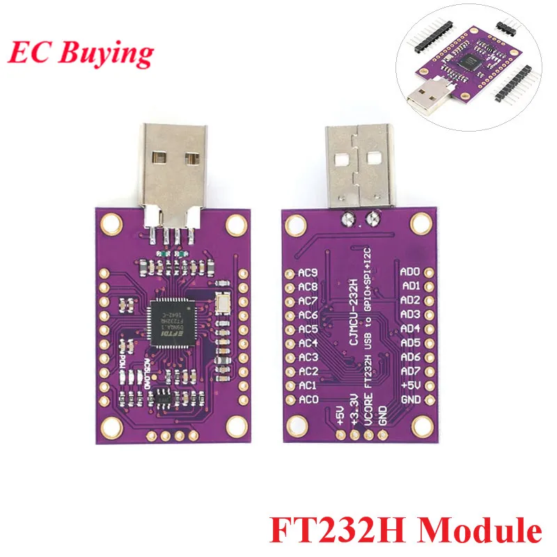 

CJMCU FT232H USB к JTAG UART FIFO SPI I2C IIC высокоскоростной Многофункциональный модуль последовательного порта FT232H