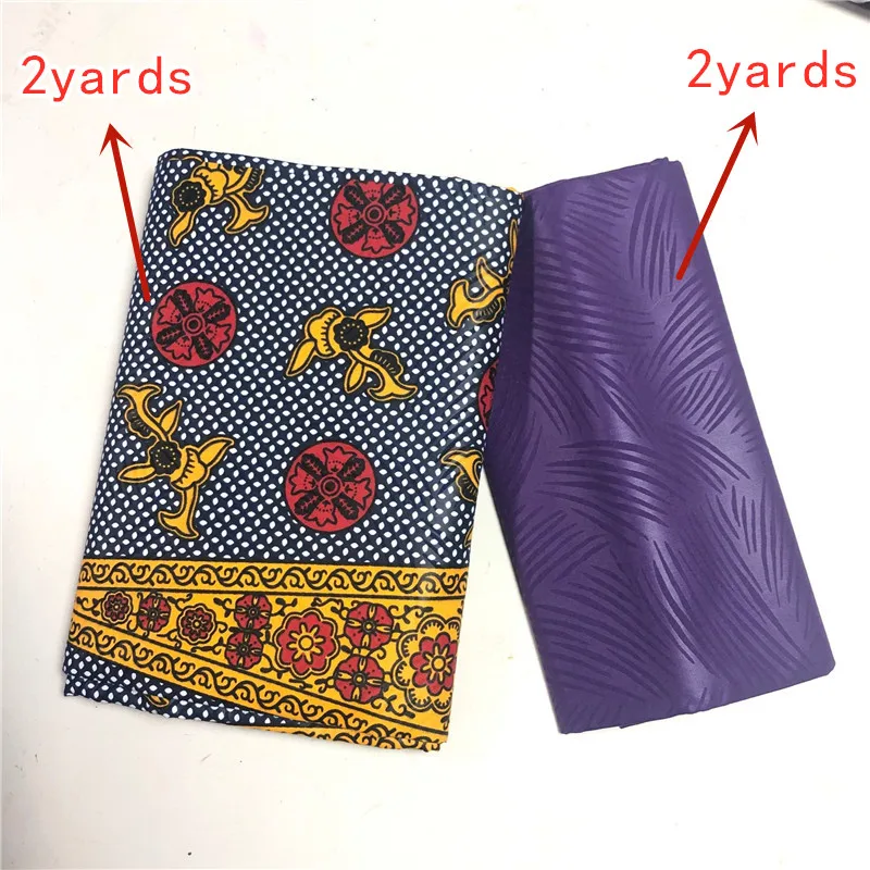 2019 2 + ярда Kente анкарская ткань нигерийский полиэстер Гана Chitenge печать воска