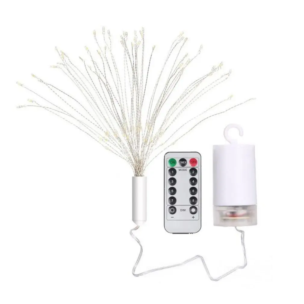 

LED Firework Lights DIY Fairy String Outdoor Waterproof IP43 Garden Remote Lamp Christmas Holiday Wedding Party Home Decoration