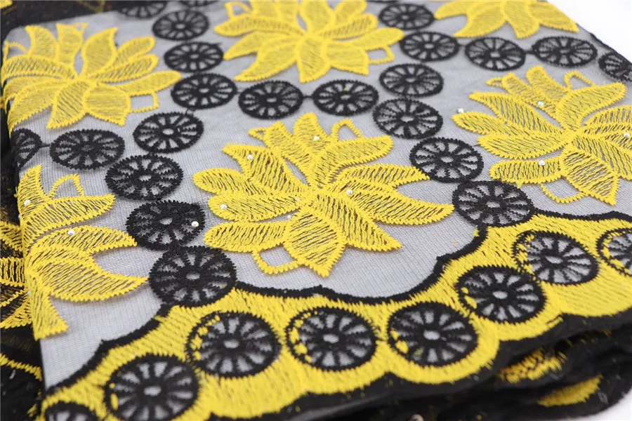 Африканские кружевные ткани синие новейшие нигерийские свадебная ткань