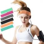 Повязка для волос спортивная повязка на голову для фитнеса, для тенниса, бадминтона, баскетбола, бега, нескользящая, широкая, для мужчин и женщин, 1 шт.