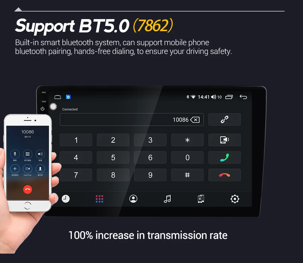 QLED 1280*720 Android 10 для Honda Accord 7 см UC CL 2003 - 2007 Автомобиль Радио Мультимедийный