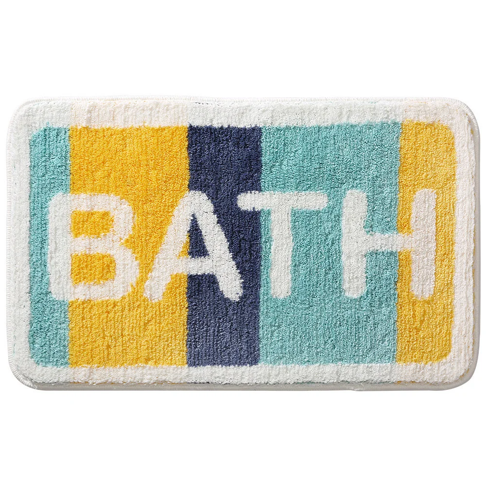 

1PCS Thickened Bathroom Floor Rug Mat Kids Room Carpet Door Entry Area Rugs For Home Flocking Non Slip Bedroom Pad