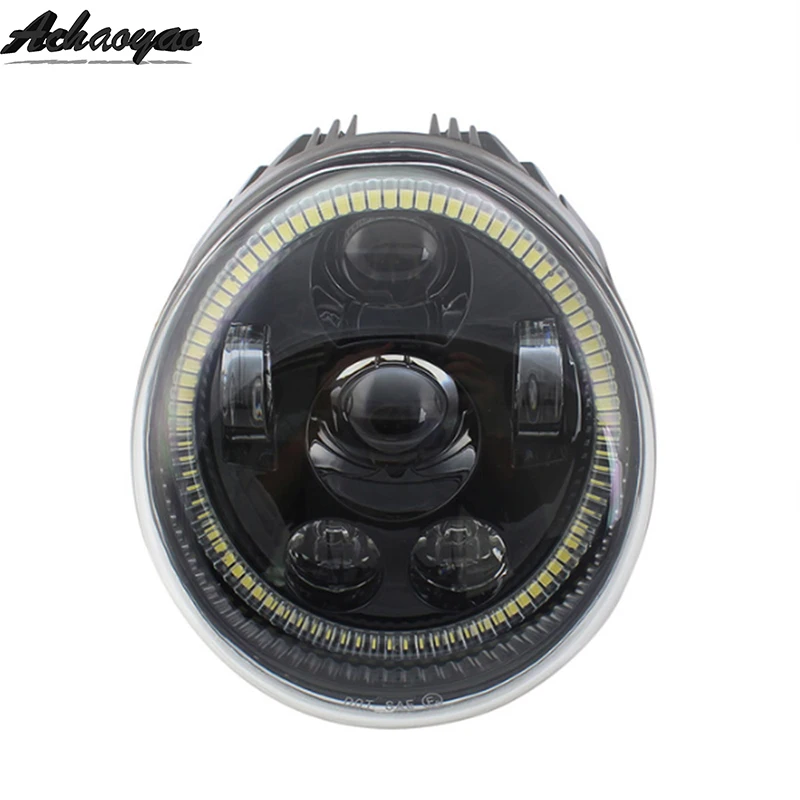 Headlight Motorcycle accessories LED moto motocross Halo Ring DRL For V Rod VROD VRSCA VRSC V-Rod Muscle CVO Headlamp | Автомобили и