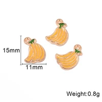 banana fruit charm pendants gold jewelry making finding diy bracelet necklace earring accessories handmade tools 20pcs