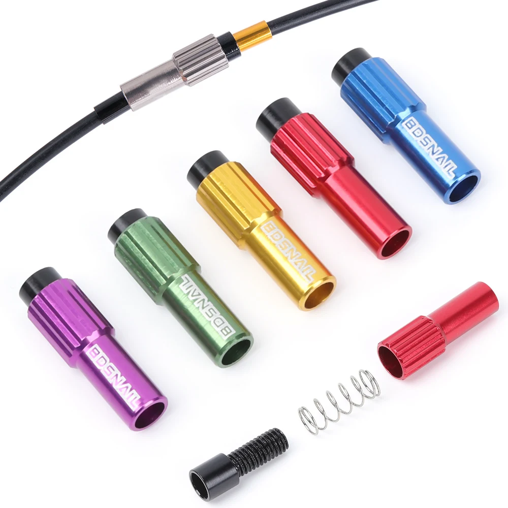 1 шт. разноцветный Велосипедный тормозной кабель коннектор переключения передач