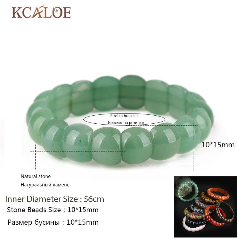 KCALOE Браслет Розовый Кварц Из Камня Браслеты Женские