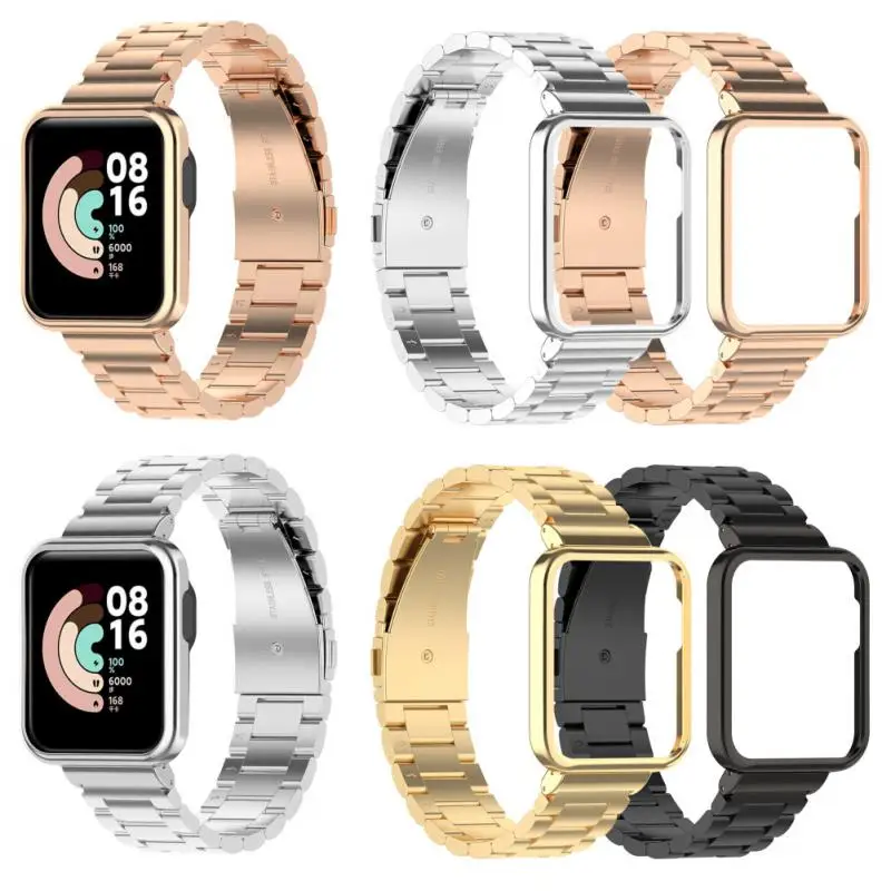 

Ремешок из нержавеющей стали для XiaoMi Redmi Watch Lite, сменный спортивный браслет для умных часов, аксессуары для наручных часов