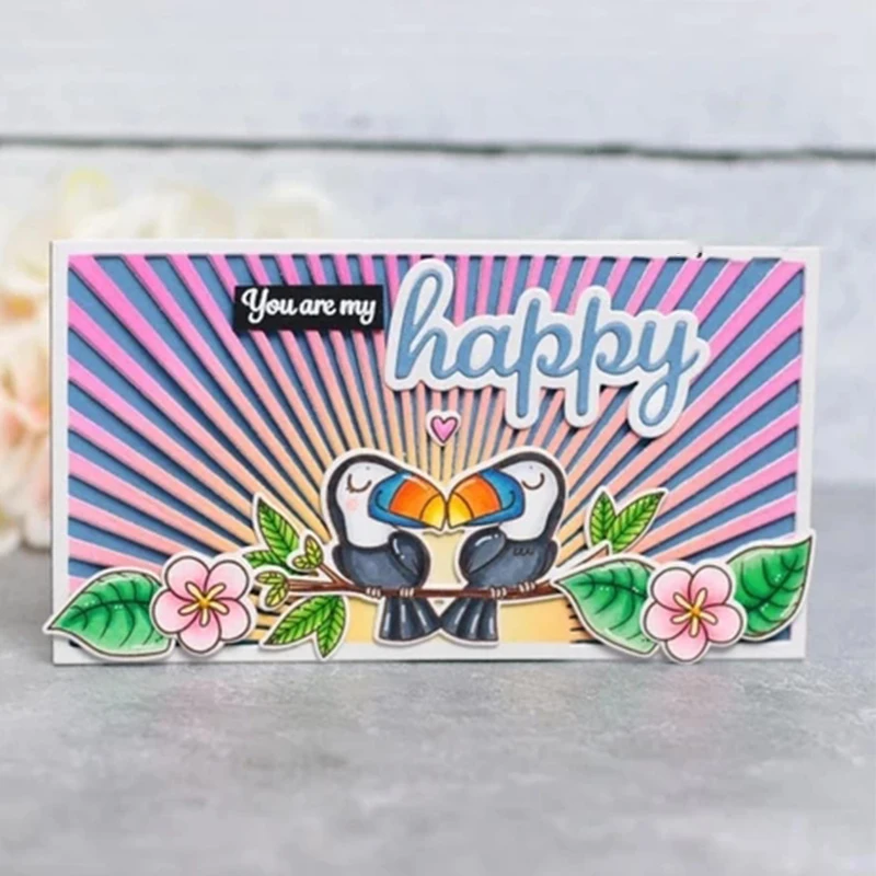 

Panalisacraft Солнечный фон металлические резные штампы трафареты для «сделай сам» Скрапбукинг/альбом декоративное тиснение «сделай сам» бумажн...