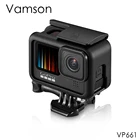 Черная стандартная защитная рамка Vamson для GoPro Hero 10, чехол для корпуса, аксессуар для фотокамеры