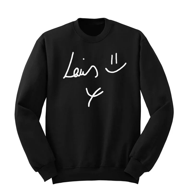 Толстовка Louis с длинным рукавом для мужчин и женщин кофта воротником стойкой рок