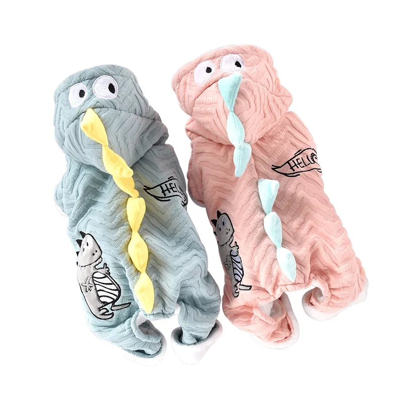 Осенне зимняя одежда для собак милая четырёхногая модель маленьких утепленная